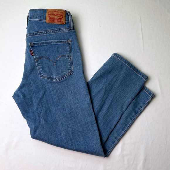 Levi's Denim - Levi's Womens 311 Shaping Skinny Capri Size 26/2 Medium Wash Mid Rise Stretch